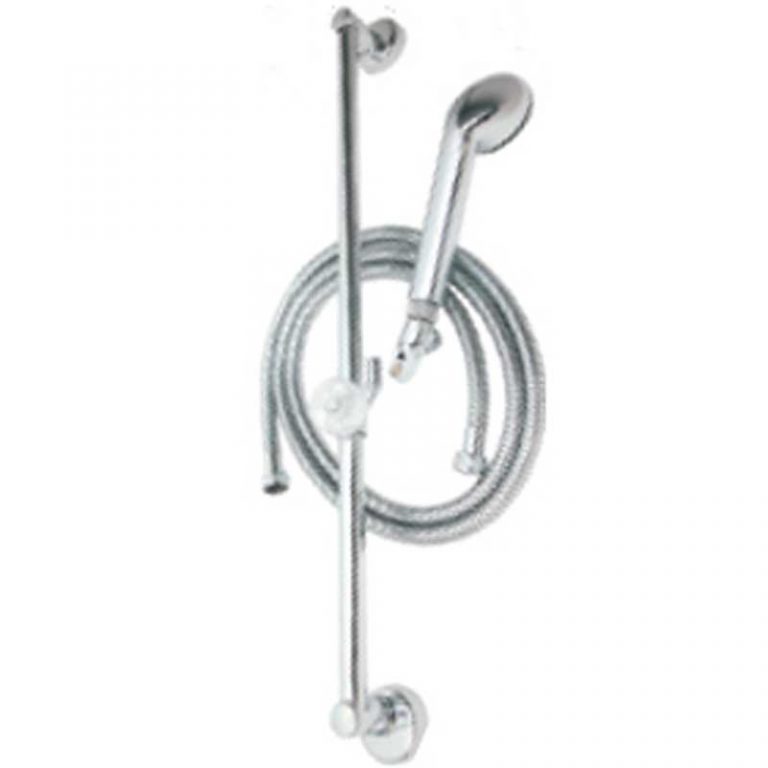 LENCARE HAND HELD SHOWER ON ADJUSTABLE RAIL 2M HOSE BUILDING FIXTURES ...